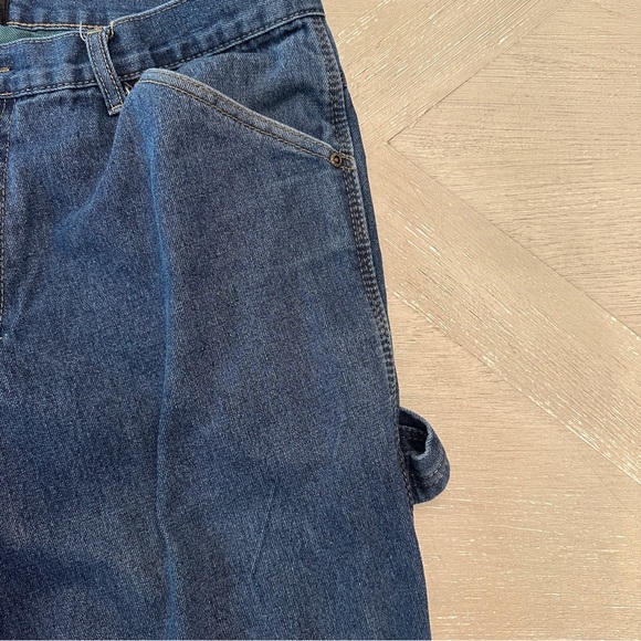 RedHead Relaxed Blue Denim Jeans Lined Work Blue Collar - Picture 3 of 10